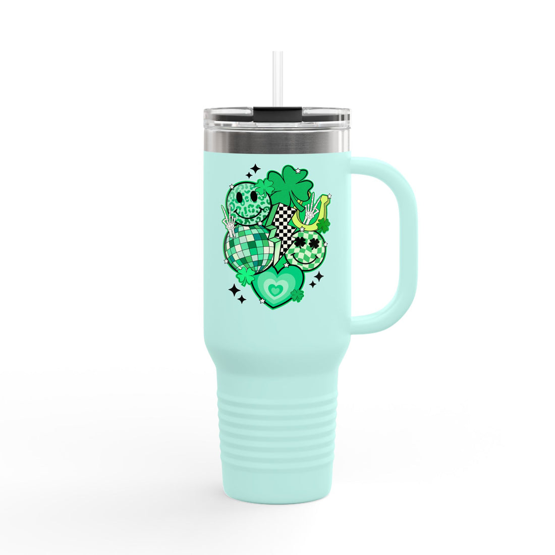 St Patrick’s Day Retro Tumbler: 40oz