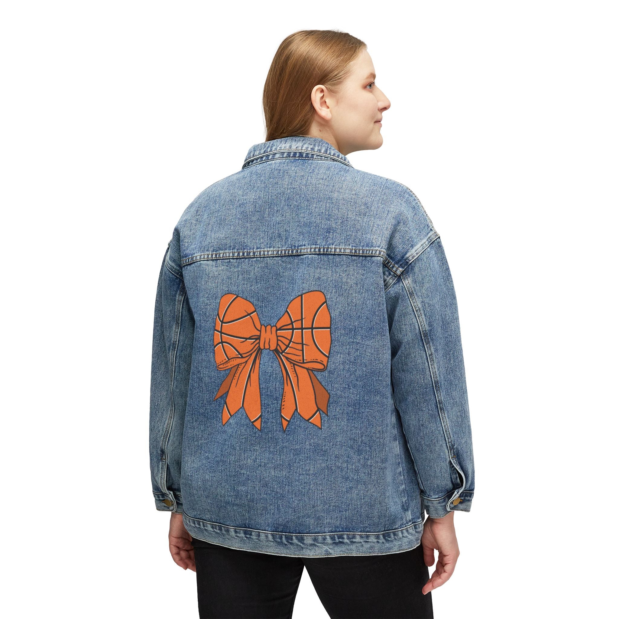 Basketball Bow Denim Jacket