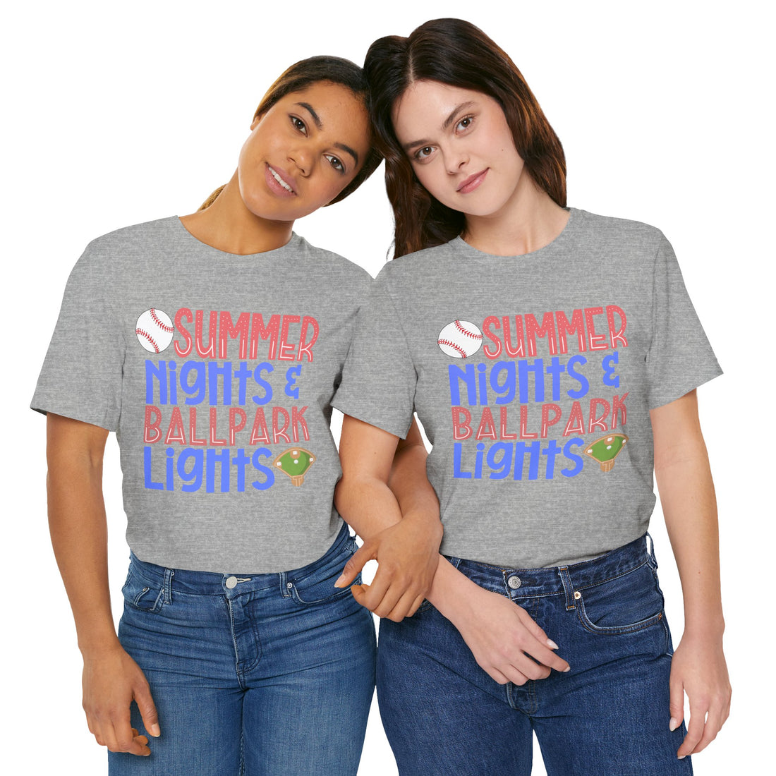 Summer Nights Baseball Short Sleeve Tee