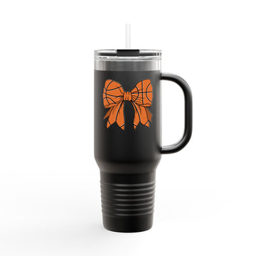 Basketball Bow Tumbler: 40oz