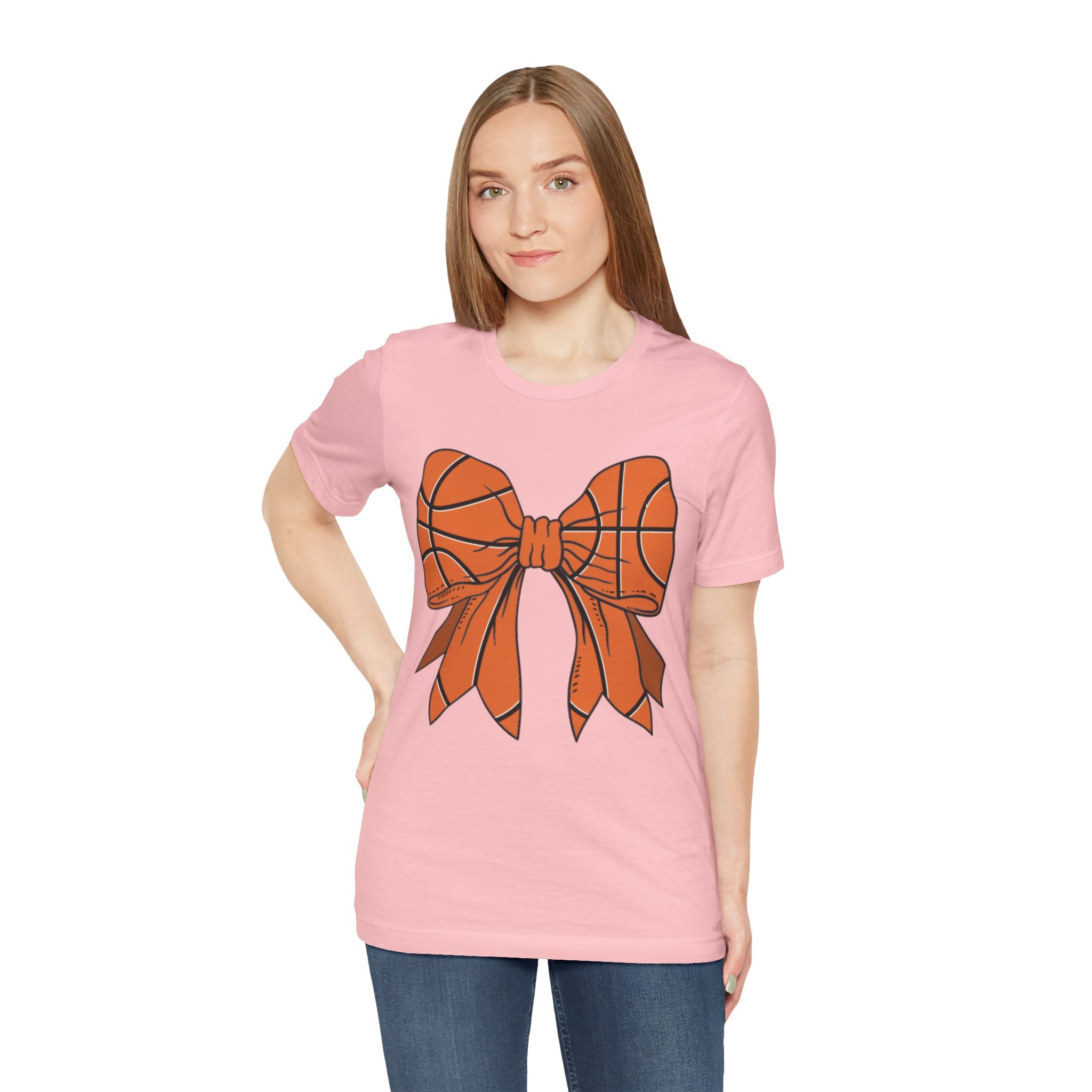 Basketball Bow Short Sleeve Tee