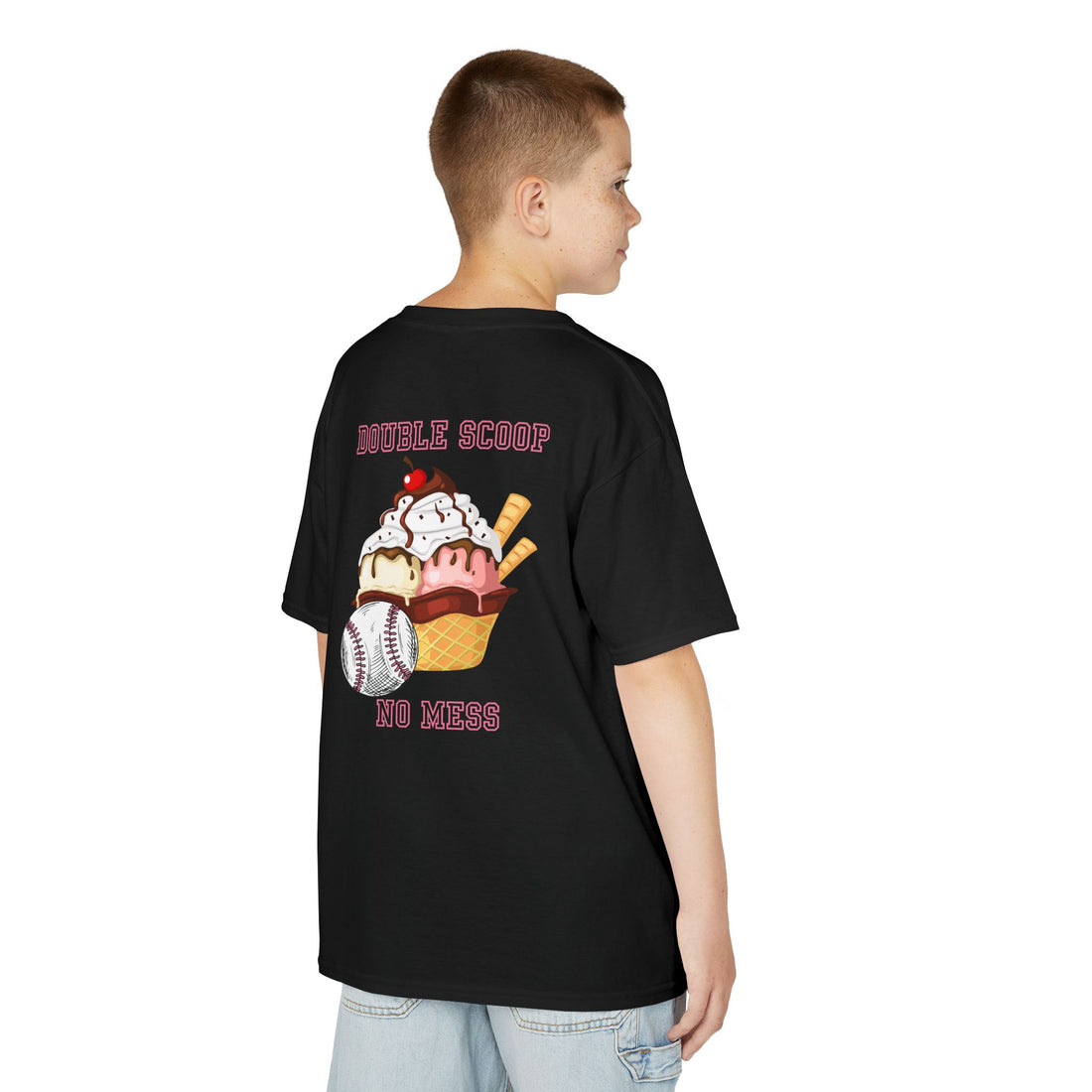 Youth Baseball Ice Cream Tee