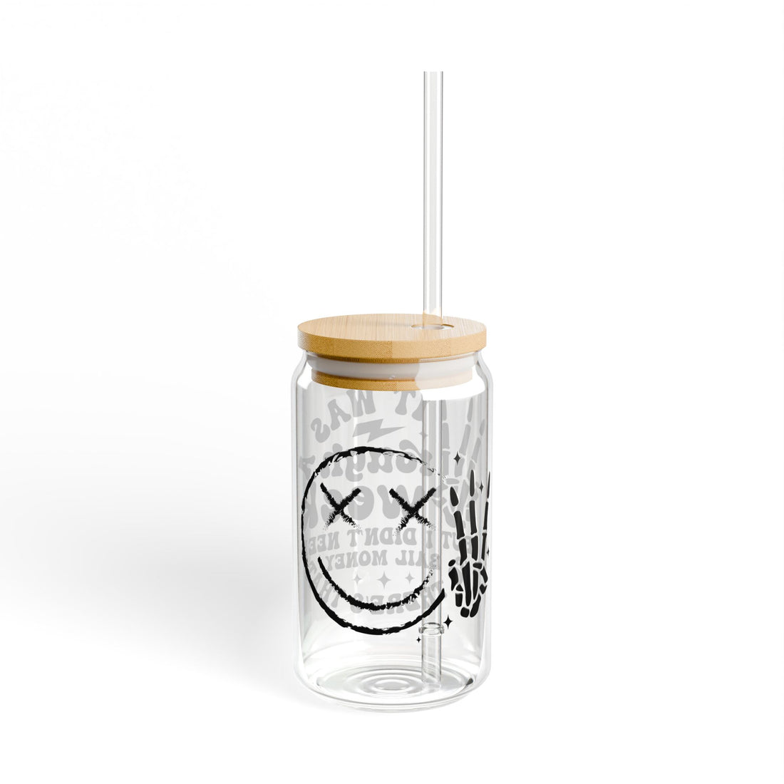 Bail Money 16oz Iced Coffee Glass