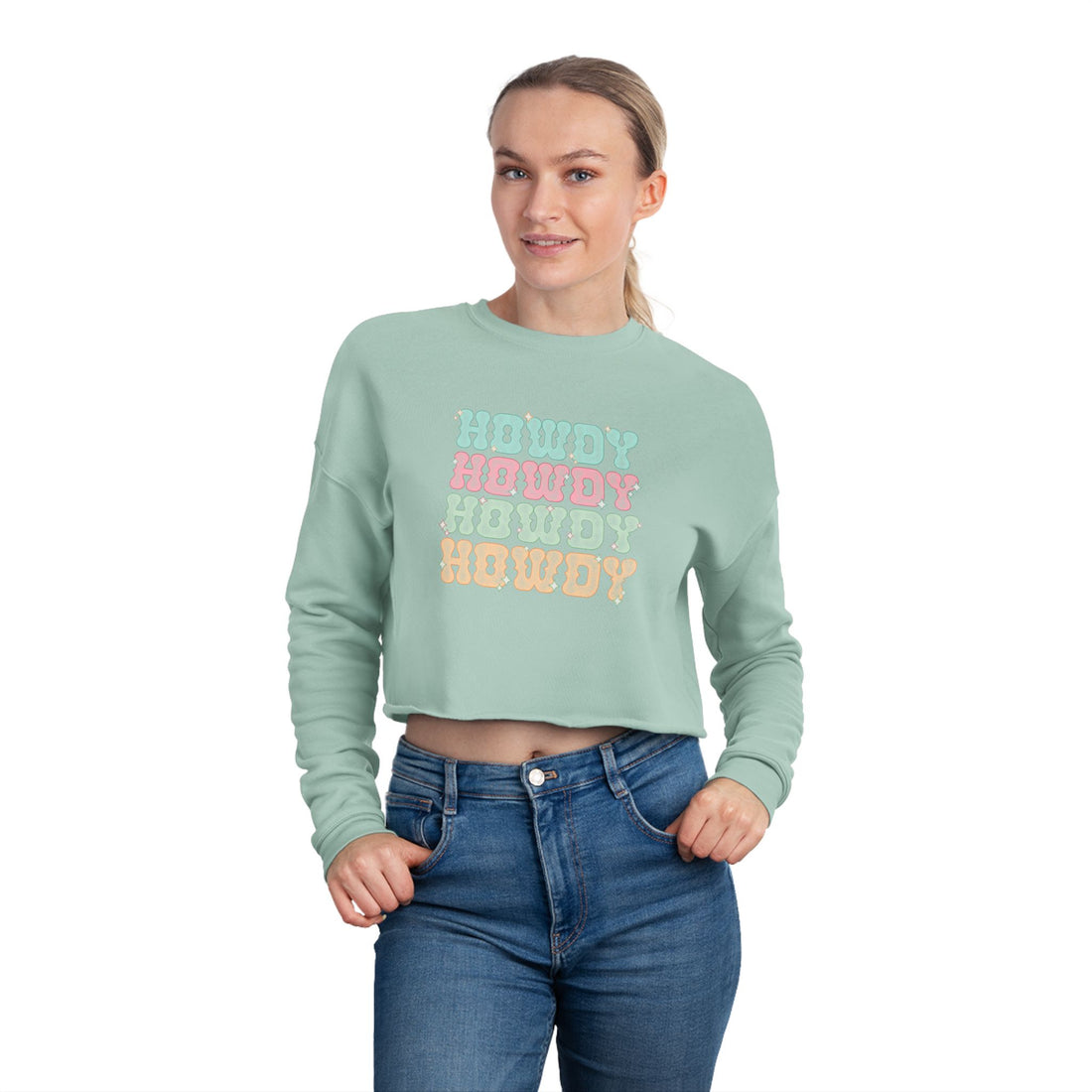 Howdy Howdy! Cropped Sweatshirt