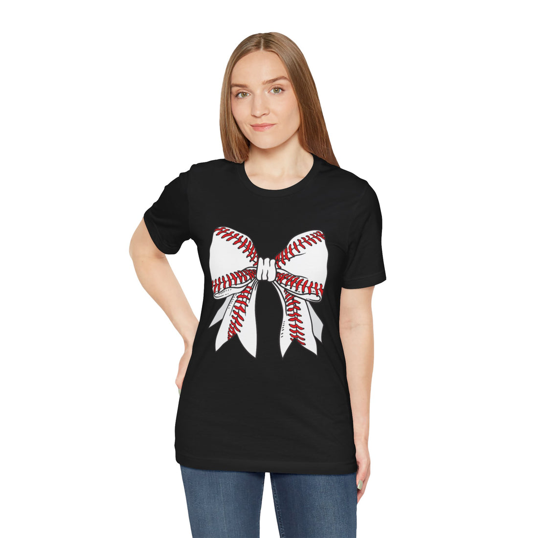 Baseball Bow Short Sleeve Tee