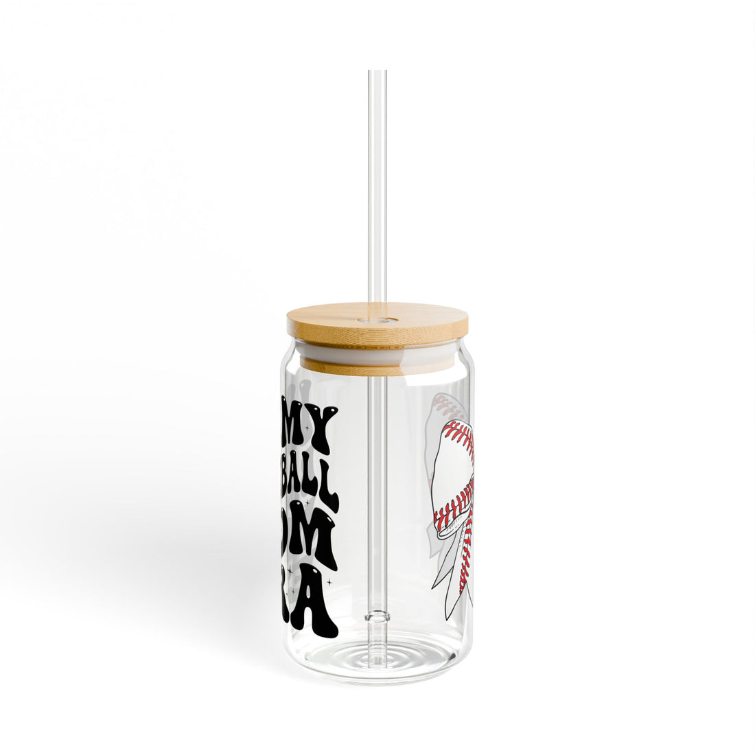 Baseball Mom Era 16 oz. Iced Coffee Glass