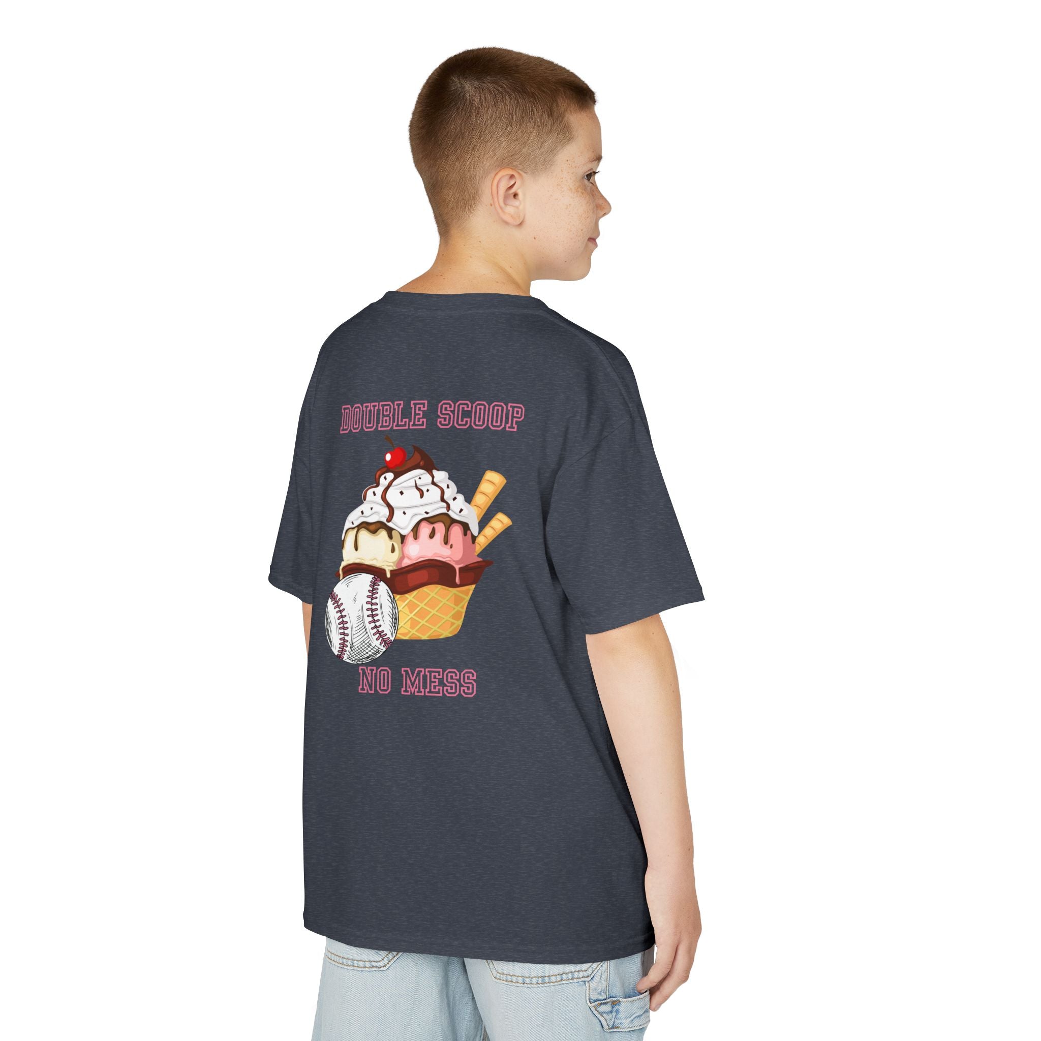 Youth Baseball Ice Cream Tee