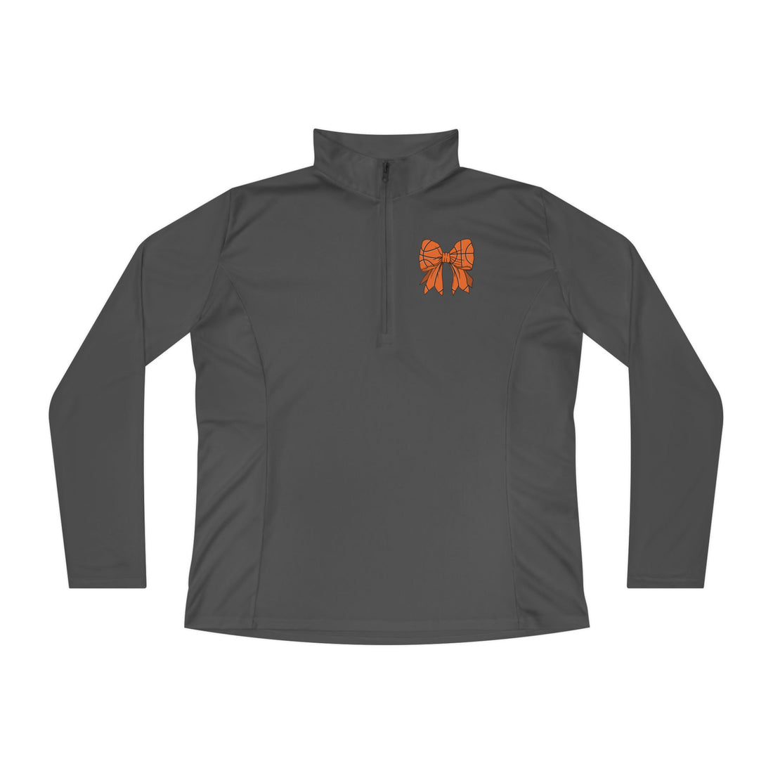 Basketball Bow Quarter-Zip Pullover