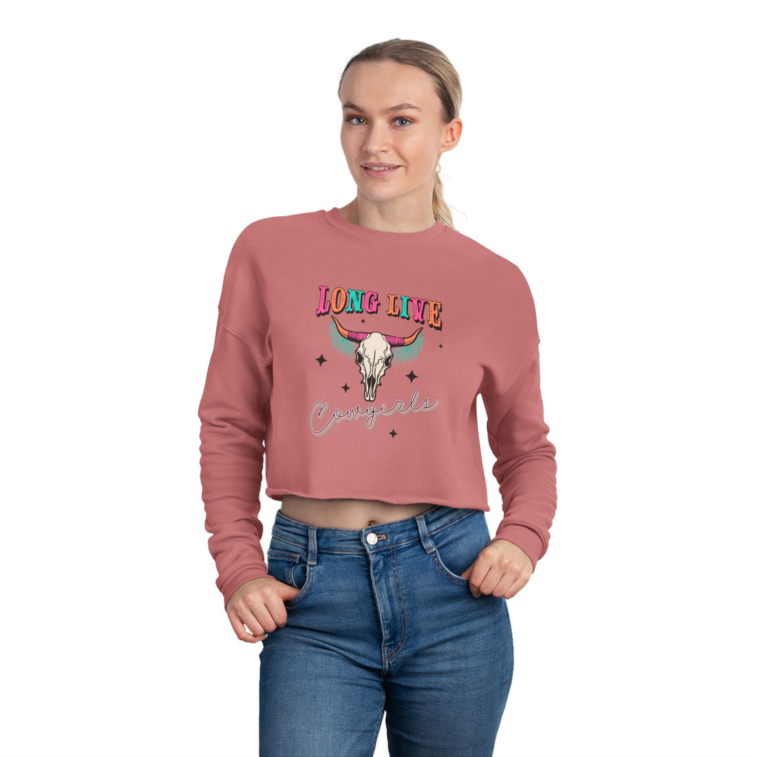 Long Live Cowgirls Cropped Sweatshirt