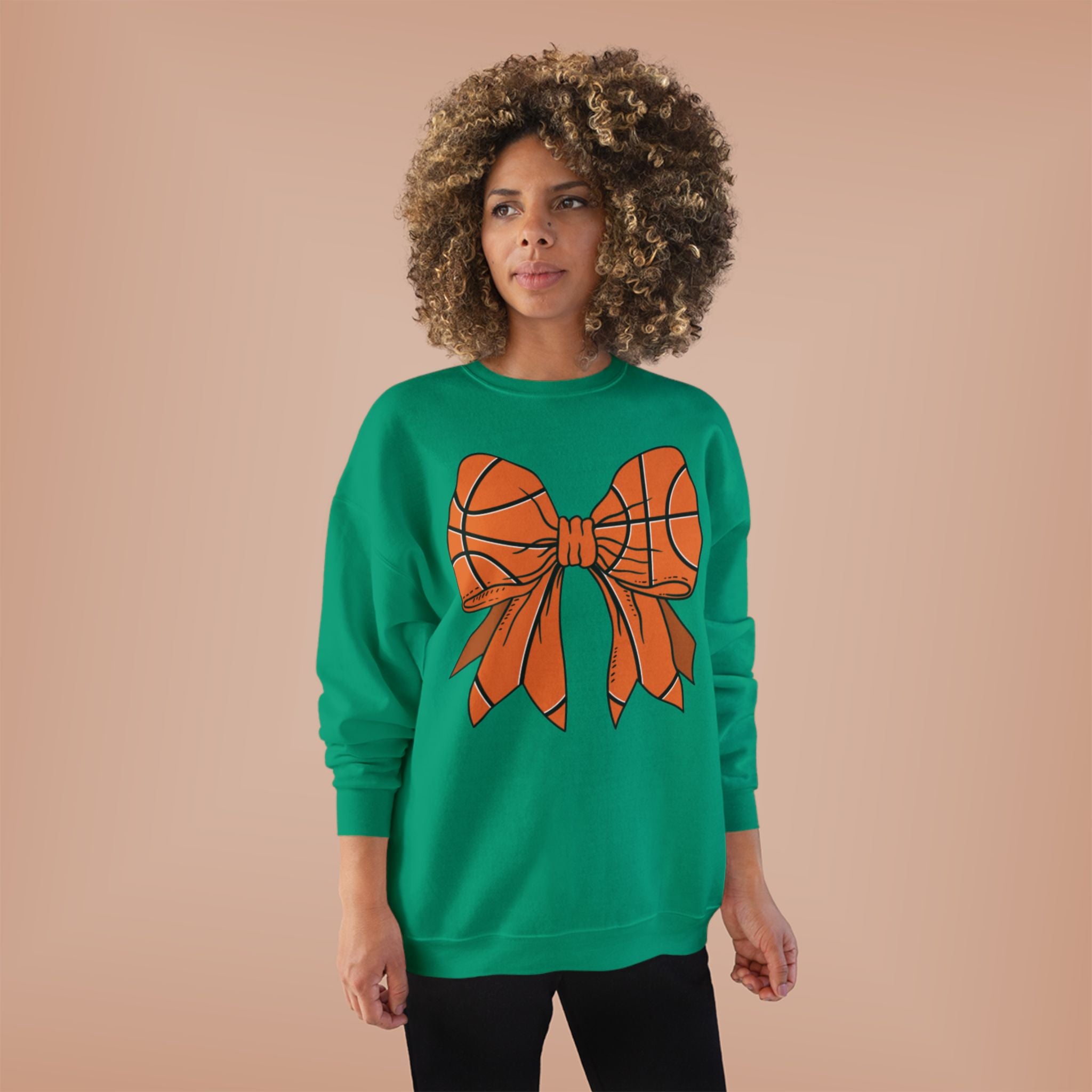 Basketball Bow Sweatshirt