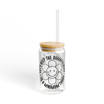 Don’t Be Dumb 16oz Iced Coffee Glass