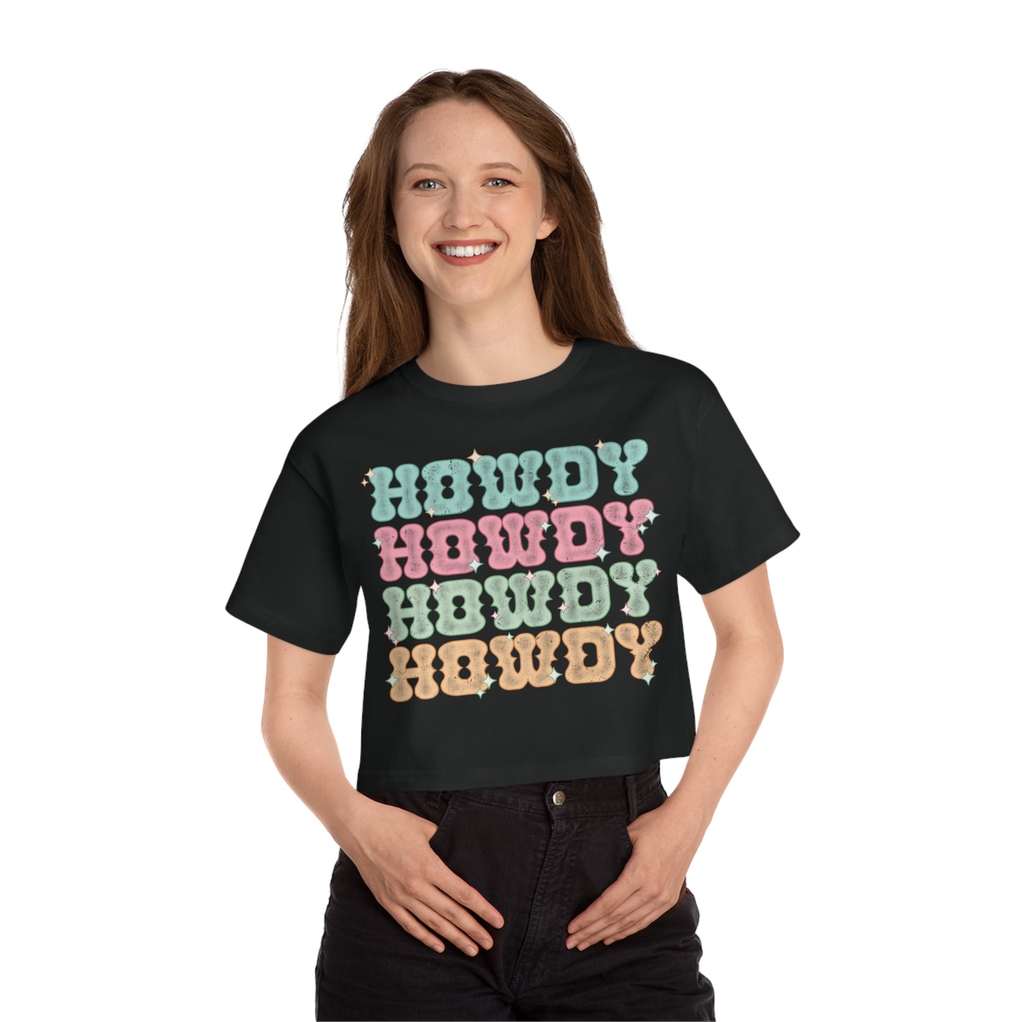 Howdy Howdy! Cropped Tee