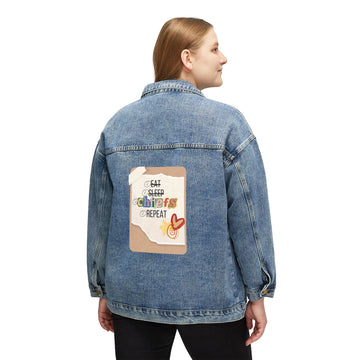 Eat Sleep Chiefs Denim Jacket