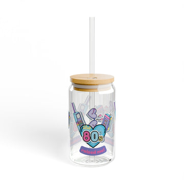 80’s girl 16 oz. Iced Coffee Glass