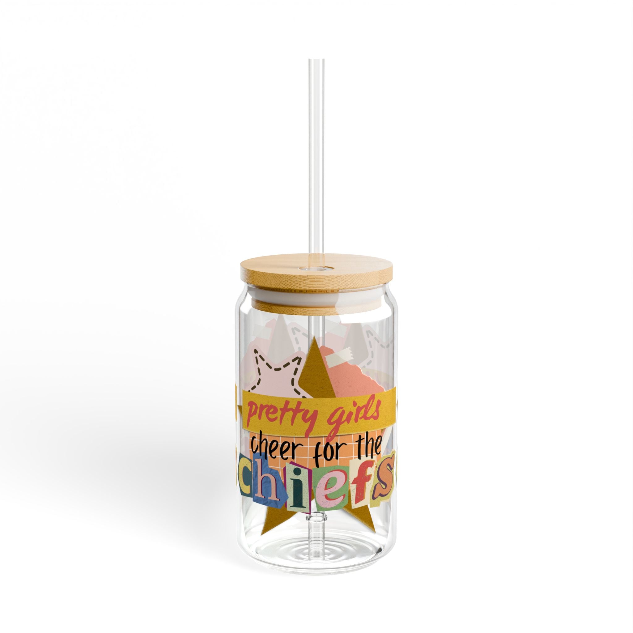 Pretty Girls 16 oz. Iced Coffee Glass